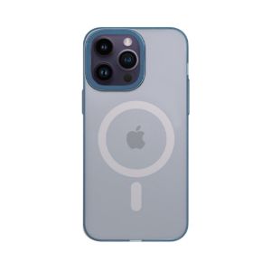 ZGA iPhone 14 Pro Armor Magsafe With Aluminum Camera Guard Case - Blue (752823)